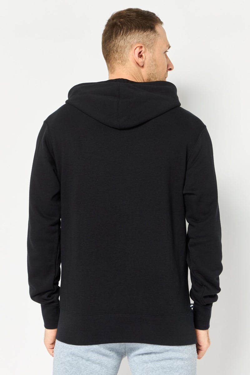 Nike Men Loose Fit Long Sleeve Basketball Hoodie, Black - Image 4